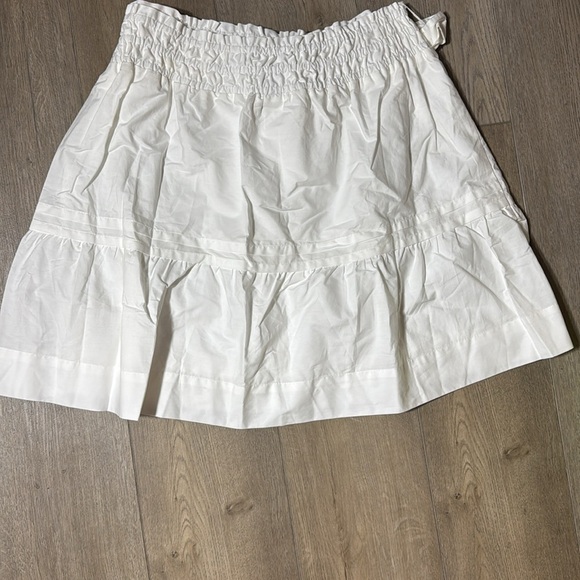 NWT! Anthropologie White Maeve Somerset Mini Skirt - Size XL 🎶 - Picture 7 of 8